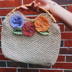 Vintage woven purse